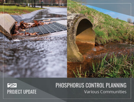 stormwater photos, catch basin and outfall into river